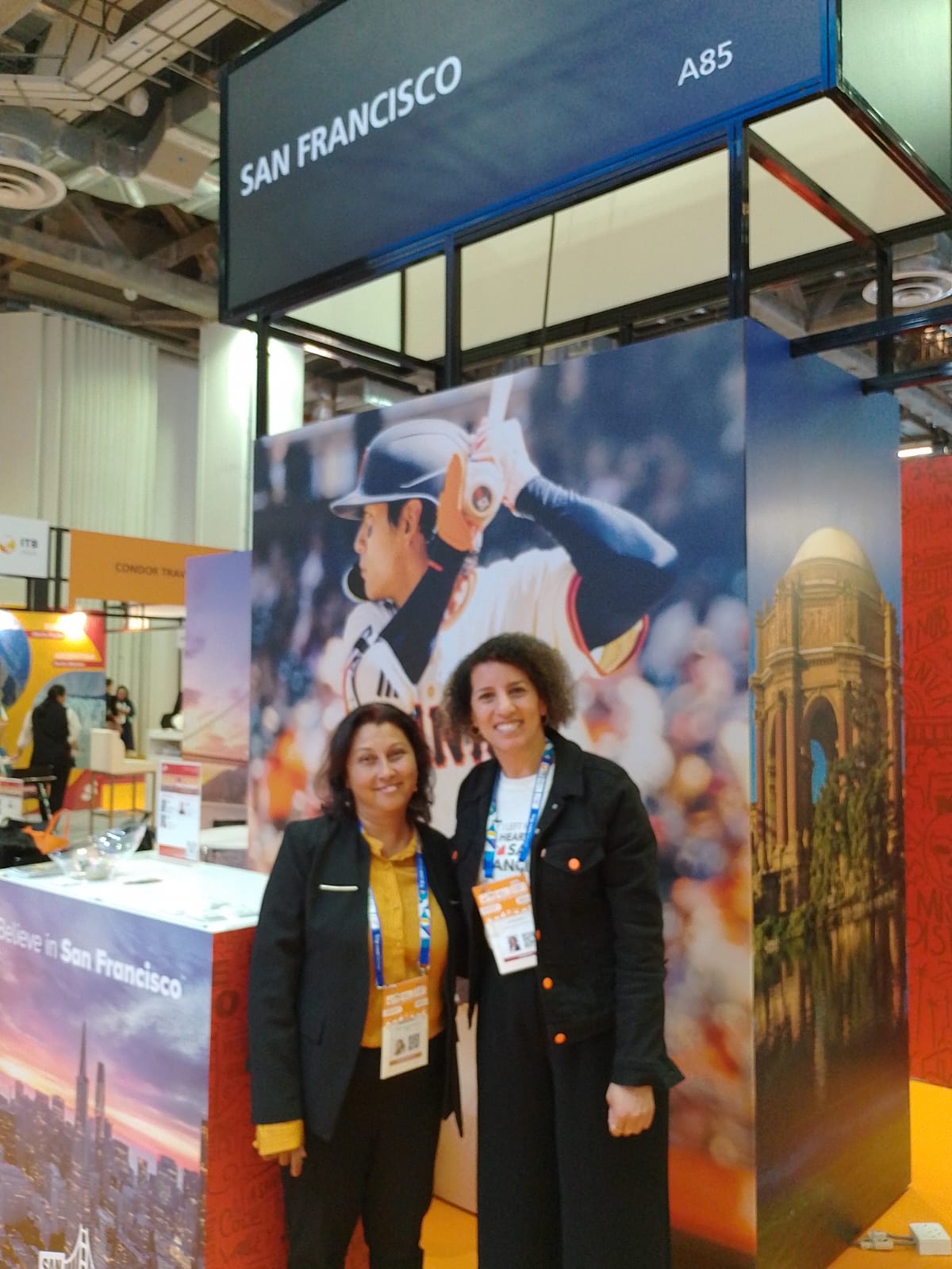 Director Susan at San Francisco Travel (Booth A85) North America Trade Networking — ITB Asia